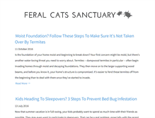 Tablet Screenshot of feralcatssanctuary.com